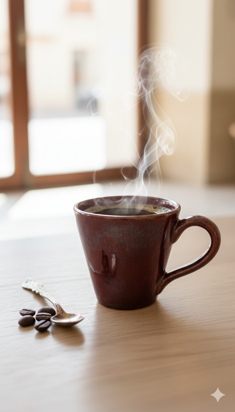 Brown Metallic Coffee Mug